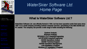 What Waterskier-software.com website looked like in 2018 (6 years ago)