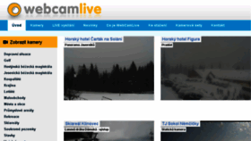 What Webcamlive.cz website looked like in 2018 (6 years ago)