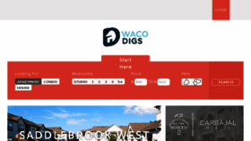 What Wacodigs.com website looked like in 2018 (6 years ago)