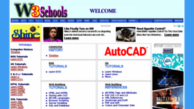 What W3schools.org.in website looked like in 2018 (6 years ago)