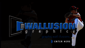 What Wallusiongraphics.com website looked like in 2018 (6 years ago)