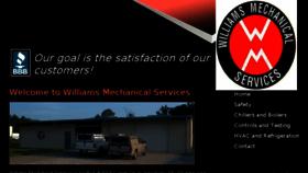 What Williamsmechanicalservices.com website looked like in 2018 (6 years ago)