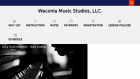 What Waconiamusicstudios.com website looked like in 2018 (6 years ago)