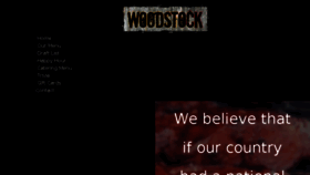 What Woodstocksmokejoint.com website looked like in 2018 (6 years ago)