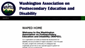What Waped.org website looked like in 2018 (6 years ago)