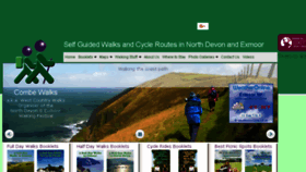 What Westcountrywalks.co.uk website looked like in 2018 (6 years ago)