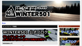 What Winter501.net website looked like in 2018 (6 years ago)