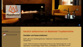 What Waldhotel-wiehl.de website looked like in 2018 (6 years ago)