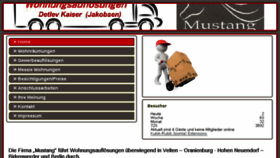 What Wohnungsaufloesungen-mustang.de website looked like in 2018 (6 years ago)