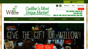 What Willowmercantile.com website looked like in 2018 (6 years ago)