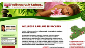 What Wellnessurlaub-sachsen.de website looked like in 2018 (6 years ago)
