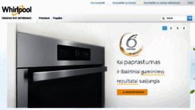 What Whirlpool.lt website looked like in 2018 (6 years ago)