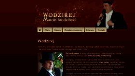 What Wodzirej.net.pl website looked like in 2018 (6 years ago)