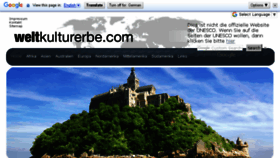 What Weltkulturerbe.com website looked like in 2018 (6 years ago)