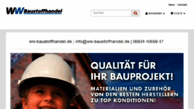 What Ww-baustoffhandel.de website looked like in 2018 (6 years ago)