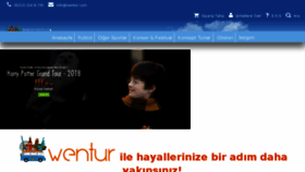 What Wentur.com website looked like in 2018 (6 years ago)