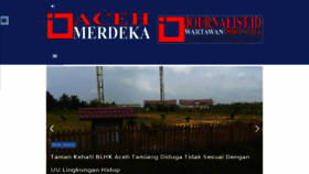 What Wartaaceh.co.id website looked like in 2018 (6 years ago)