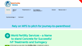 What Worldfertilityservices.com website looked like in 2018 (6 years ago)
