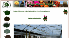 What Wessner-kakteen.de website looked like in 2018 (6 years ago)