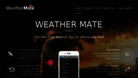 What Weathermate.net website looked like in 2018 (6 years ago)