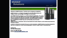 What Webbillsolutions.com website looked like in 2018 (6 years ago)