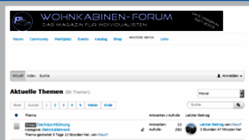 What Wohnkabinenforum.de website looked like in 2018 (6 years ago)