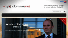 What Wizytydomowe.net website looked like in 2018 (6 years ago)
