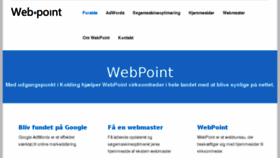 What Web-point.dk website looked like in 2018 (6 years ago)