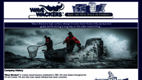 What Wavewackers.com website looked like in 2018 (6 years ago)
