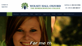 What Wolseyhalloxford.org.uk website looked like in 2018 (6 years ago)