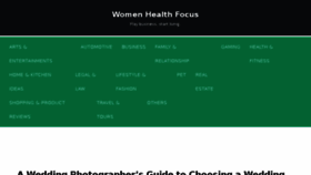 What Womenhealthfocus.com website looked like in 2018 (6 years ago)