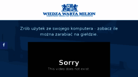 What Wiedzawartamilion.pl website looked like in 2018 (6 years ago)