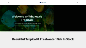 What Wholesaletropicalsaquatics.co.uk website looked like in 2018 (7 years ago)