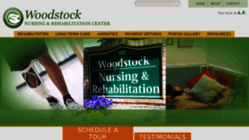What Woodstocknursingandrehabilitation.com website looked like in 2018 (6 years ago)