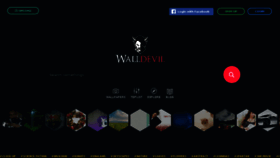 What Walldevil.com website looked like in 2018 (6 years ago)