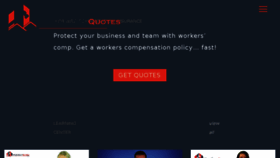 What Workcompquotes.com website looked like in 2018 (6 years ago)