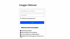 What Webmail.kpnmail.nl website looked like in 2018 (6 years ago)