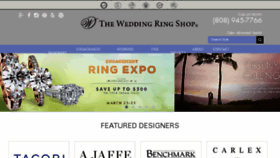 What Weddingringshop.com website looked like in 2018 (6 years ago)