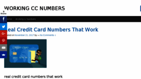 What Workingccnumbers.space website looked like in 2018 (6 years ago)