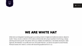 What Wearewhitehat.com website looked like in 2018 (6 years ago)