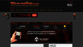 What Wildlandfire.com website looked like in 2018 (6 years ago)
