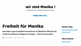What Wir-sind-monika.com website looked like in 2018 (6 years ago)