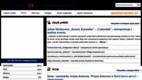 What Wypracowania24.pl website looked like in 2018 (6 years ago)
