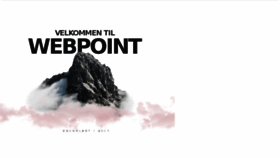What Webpoint.no website looked like in 2018 (6 years ago)