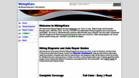 What Wiring4cars.com website looked like in 2018 (6 years ago)