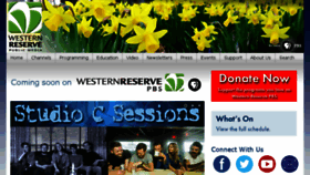 What Westernreservepbs.org website looked like in 2018 (6 years ago)