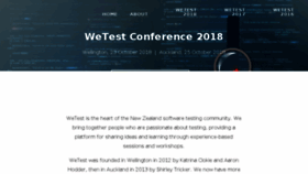 What Wetest.co.nz website looked like in 2018 (6 years ago)