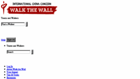 What Walkthewall.org website looked like in 2018 (6 years ago)