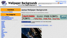 What Wallpaperbackgrounds.com website looked like in 2018 (6 years ago)