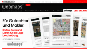 What Webmaps.de website looked like in 2018 (6 years ago)